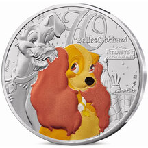 10 Euro France 2025 - Lady and the Tramp - colored