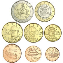 Set of Greek Euro Circulation Coins 2025