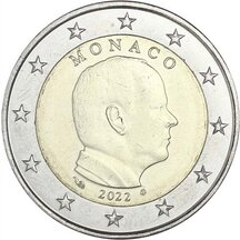 2 EURO - circulation coin Monaco 2022