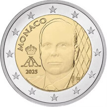 2 EURO - circulation coin Monaco 2025