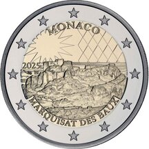 2 EURO Monaco 2025 - Marquisate of Baux - Proof