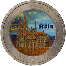 2 EURO Germany 2011 - Federal State of North Rhine-Westphalia - colored