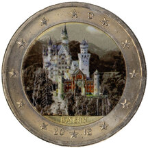 2 EURO Germany 2012 - Federal State of Bavaria - colored