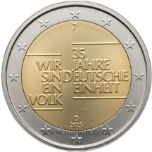 2 EURO Germany 2025 - 35 Years of German Unity