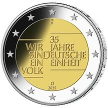 2 EURO Germany 2025 - 35 Years of German Unity G
