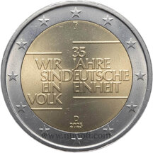 2 EURO Germany 2025 - 35 Years of German Unity