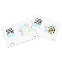 2 EURO Portugal 2012 - 10 years of the Euro currency - coincard Proof