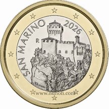 1 EURO - circulation coin San Marino 2026