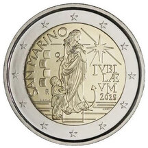 2 EURO San Marino 2025 - Pilgrims of Hope