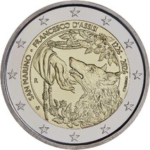2 EURO San Marino 2026 - Francis of Assisi