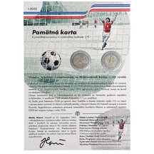 Commemorative Card - Victory of Czechoslovak Footballers at the European Championship