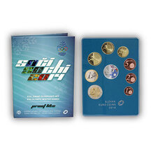 Set of Circulating EURO Coins SR 2014 - Winter Olympics Sochi Proof
