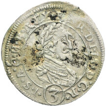 3 Grajciar Ferdinand II. 1628 Graz (GR)