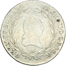 20 Grajciar František II.1802 B