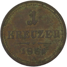 1 Grajciar Franz Joseph I. 1851 A