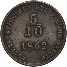 5/10 Soldo Franz Joseph I. 1862 A