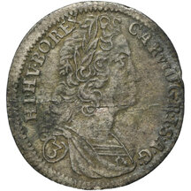 3 Grajciar Karol VI. 1725 Prague (PR)