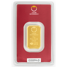 Gold Bar Münze Österreich 10 g
