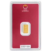 Gold Bar Münze Österreich 1 g