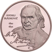Medal Slovakia 2025 - Štúrovci - Andrej Sládkovič