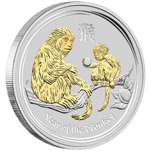 1 Dollar Australia 2016 - Year of the Monkey (Gilded Edition)
