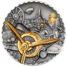 20 Dollars Cook Islands 2025 - Steampunk - Aviation