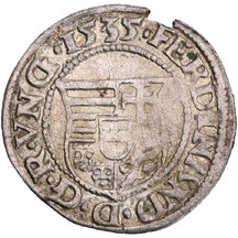 1 Denarius Ferdinand I. 1535 Kremnica (KB)