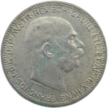 1 Crown Franz Joseph I. 1915