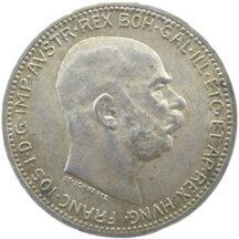 1 Crown Franz Joseph I. 1916