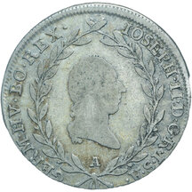 20 Grajciar Joseph II.1784 A