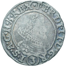 3 Grajciar Ferdinand II. 1637 Prague (PR)