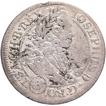 3 Grajciar Jozef I. 1707 Vratislav (BR FN)