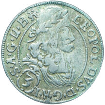 3 Grajciar Leopold I. 1693 Hall (HA)