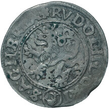 White Groschen Rudolf II 1579 Jáchymov