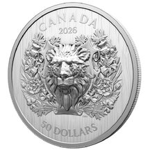 50 Dollars Canada 2026 - Heraldic Lion - Proof
