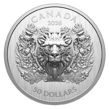 50 Dollars Canada 2026 - Heraldic Lion - Proof