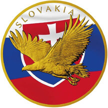 5 Dollars Niue 2023 - Slovak Eagle (gold-plated)