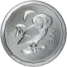 1 Pound St. Helena 2024 - Athenian Owl