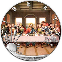 1 Dollar USA 2024 - The Last Supper (colored)