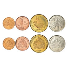 Set of coins Gambia 1998