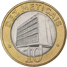 10 Meticais Mozambique 2006