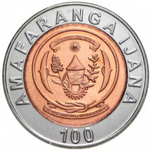 100 Francs Rwanda 2007