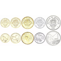 Set of coins Seychelles 2021-2022