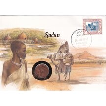 Numismatic Envelope Sudan 1972