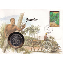 Numismatic Envelope Jamaica 1982