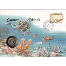 Numismatic Envelope Cayman Islands 1987