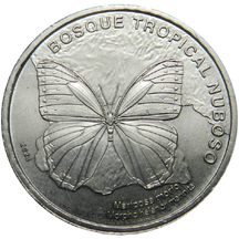50 Colones Costa Rica 2023 - Butterfly
