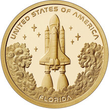 1 US Dollar 2025 - American Innovation - Florida