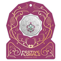 50 Cents Australia 2025 - Christmas Flowers - blister