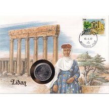 Numismatic Envelope Lebanon 1981